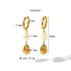 INS New light luxury niche titanium steel best-selling earrings for women, 18K gold-plated high-end stainless steel earrings from Europe and America, cross-border Application Scenario